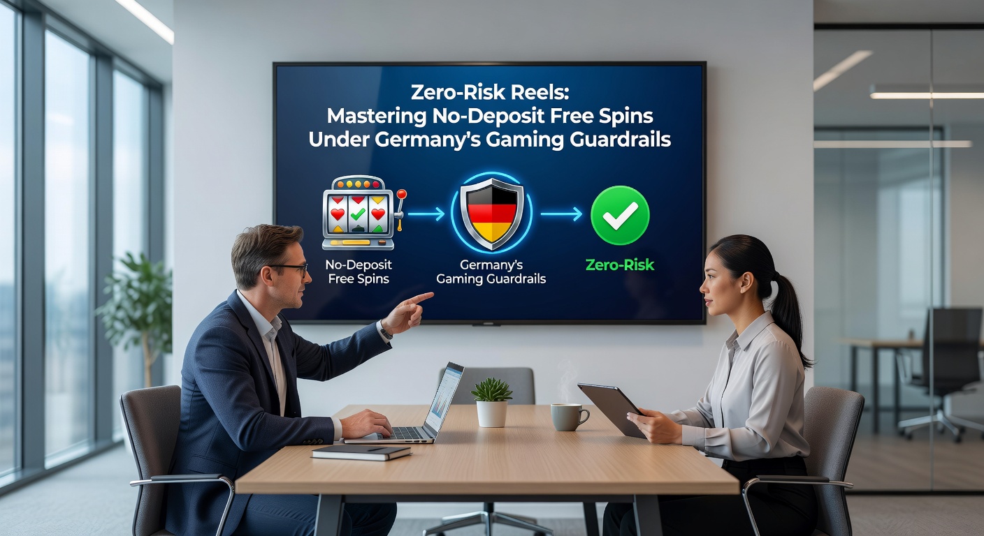 Grafik mit Strategien für No-Deposit Free Spins, einschließlich Umsatzrechner und Beispielen lizenzierter Casinos unter GGL-Aufsicht